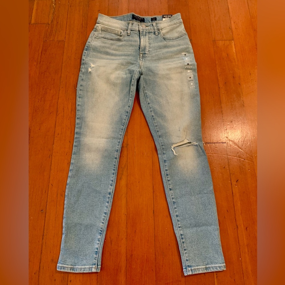 NWT Lucky Brand Ava Skinny Mid Rise Jeans Size 27